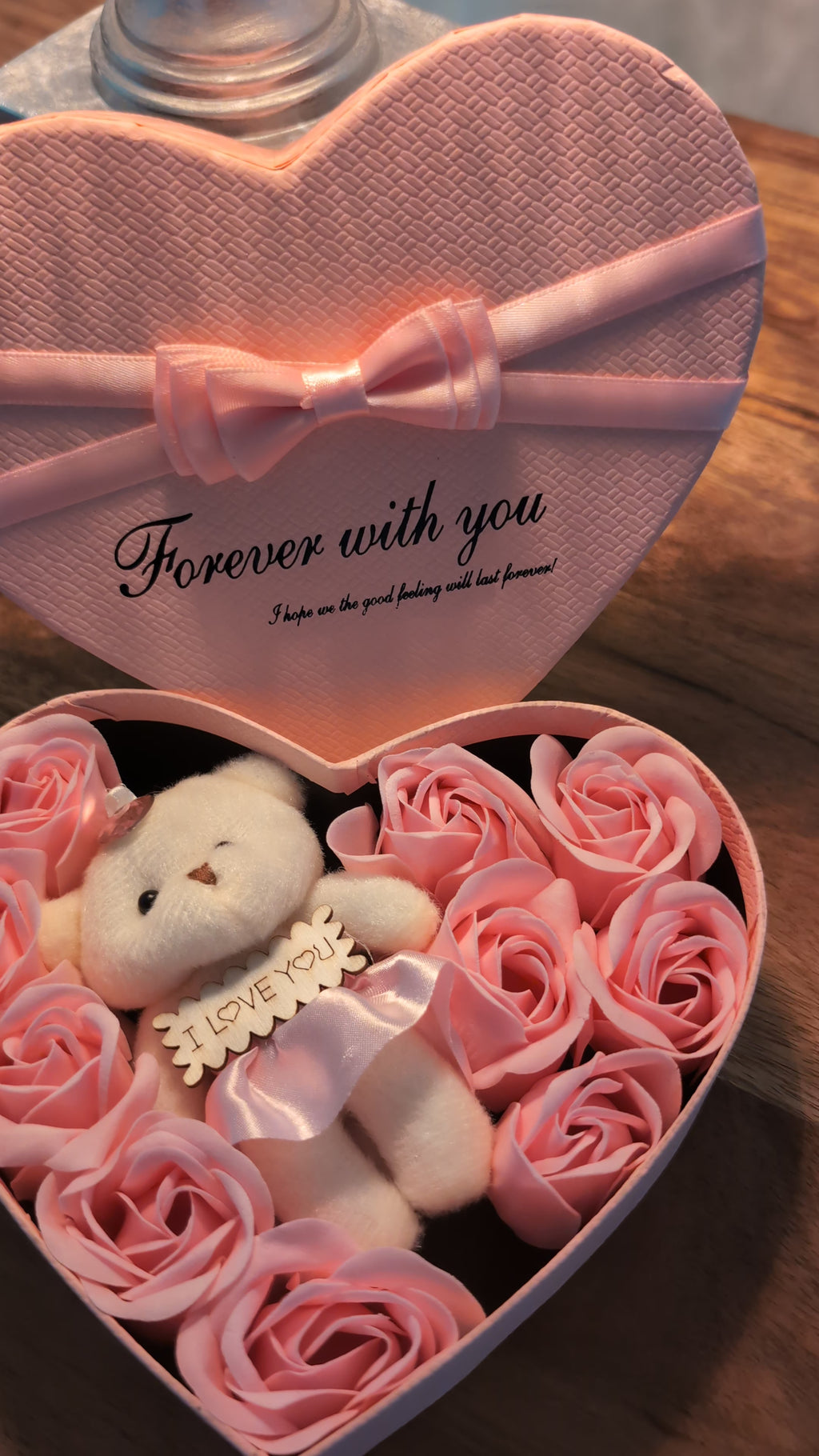 Nush flower and teddy combo box