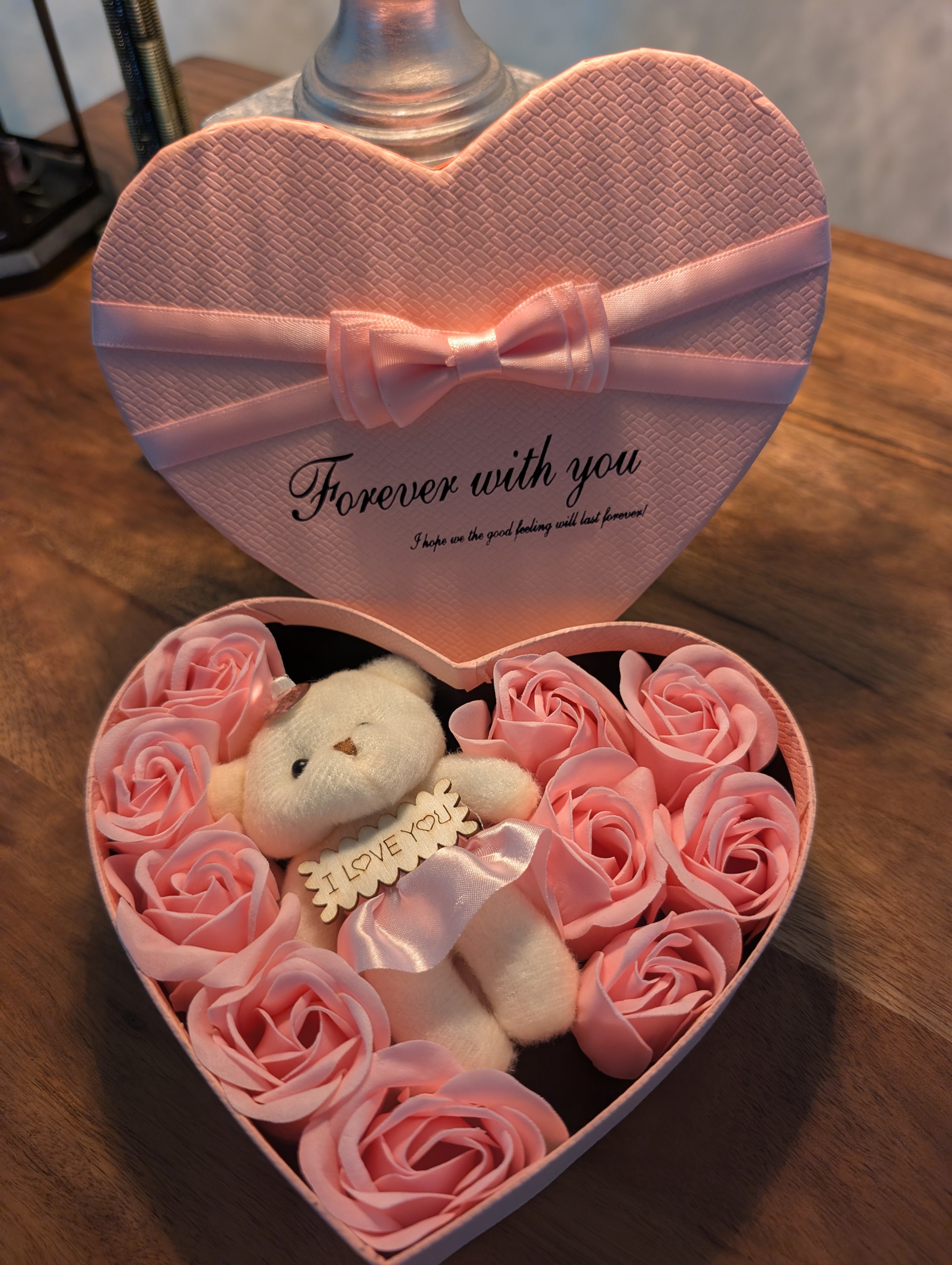 Nush flower and teddy combo box