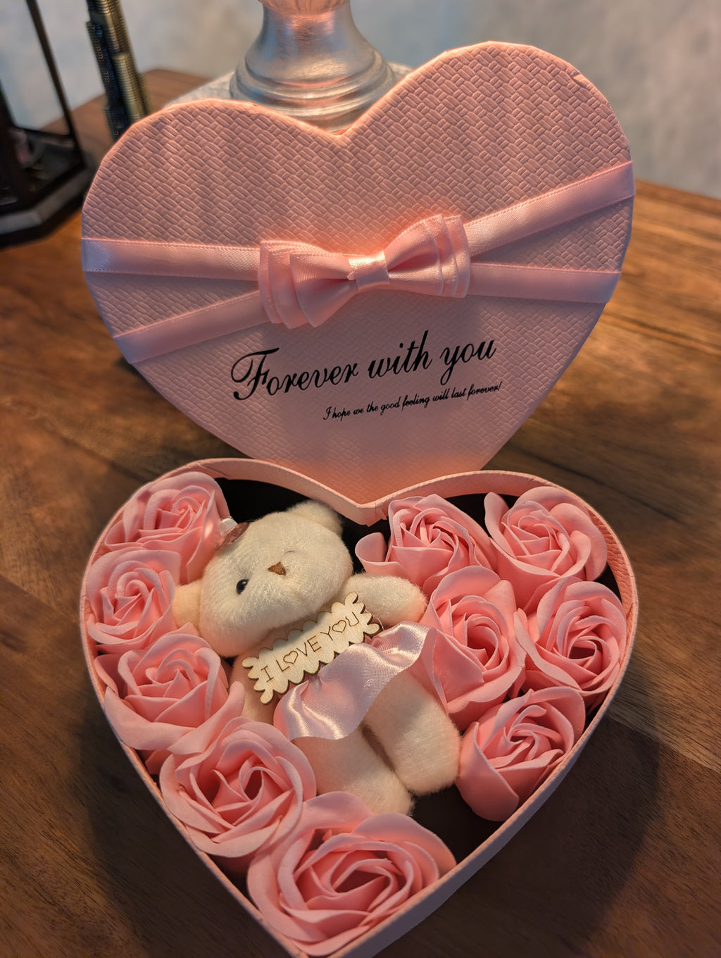 Nush flower and teddy combo box