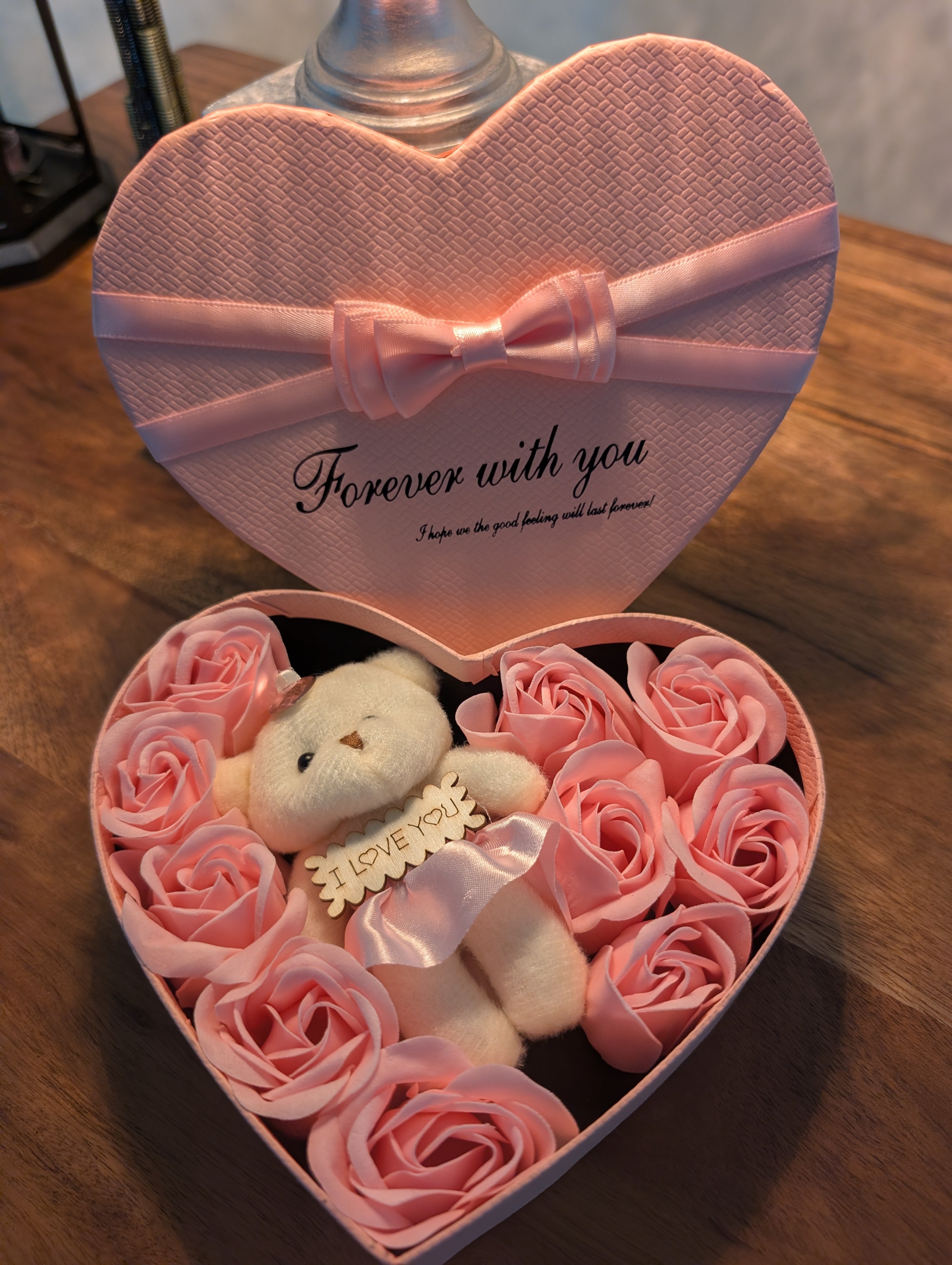 Nush flower and teddy combo box